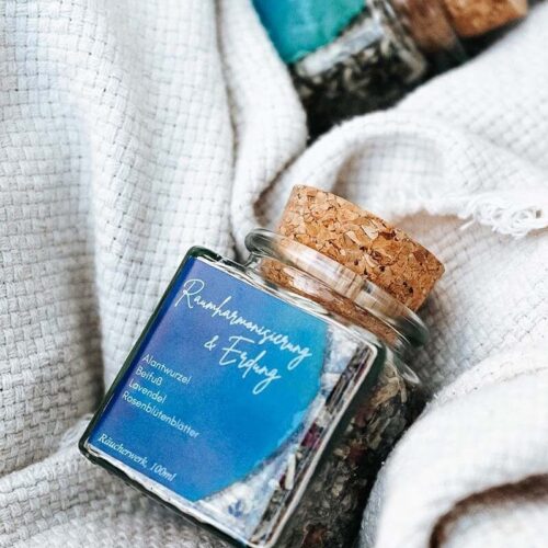 Räucherwerk, Meditation, Alantwurzel, Beifuß, Lavendel, Rosenblütenblätter