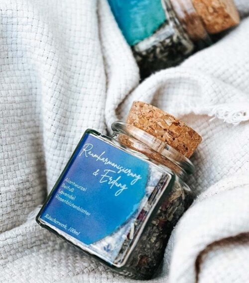 Räucherwerk, Meditation, Alantwurzel, Beifuß, Lavendel, Rosenblütenblätter