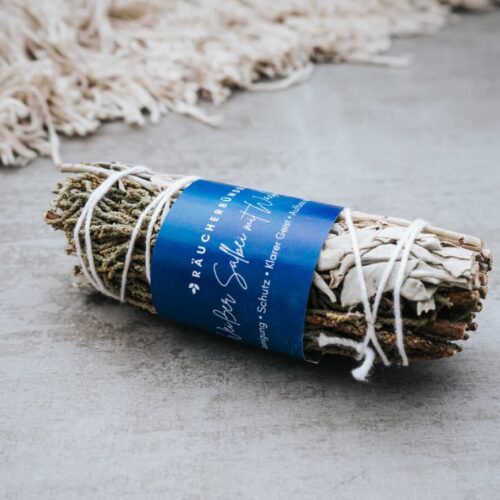 Räucherbündel Weißer Salbei & Wacholderspitzen