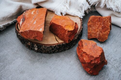 Kristall-Set Roter Jaspis