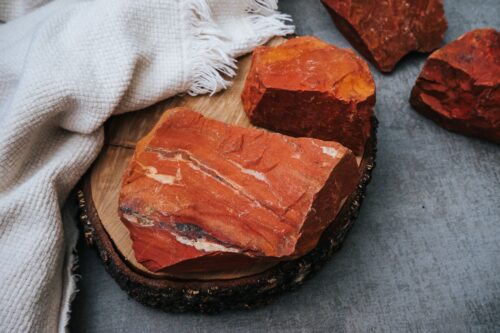 Kristall-Set Roter Jaspis