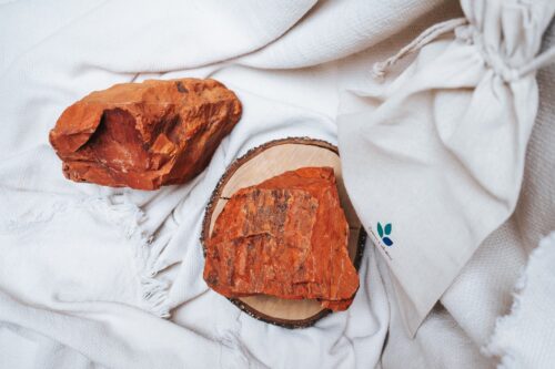 Kristall-Set Roter Jaspis größe XL