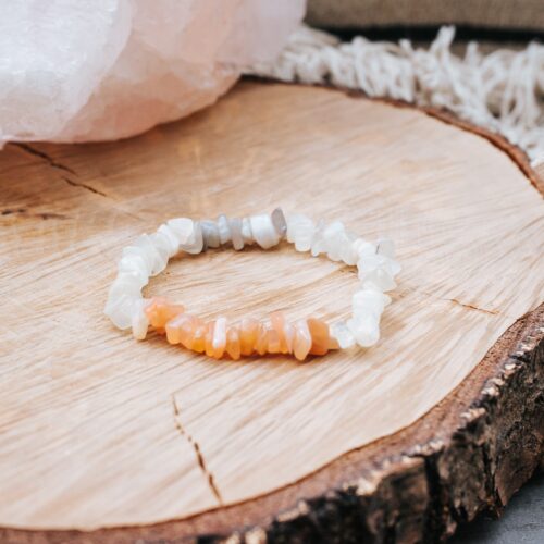 Mondstein Splitter Armband