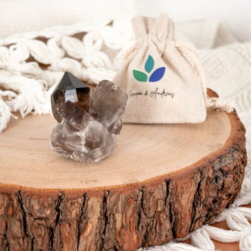 Rauchquarz Drusen Heilsteine